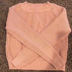 Forever 21 light pink knit sweater